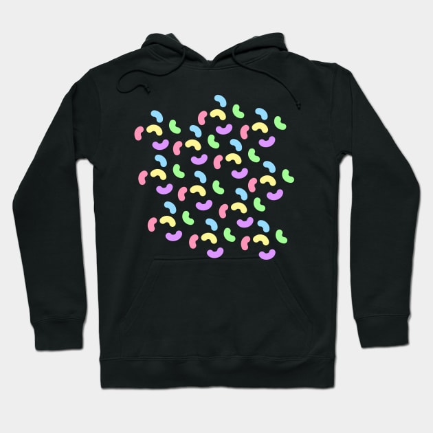 Jelly bean sprinkles pastel pattern Hoodie by Shus-arts